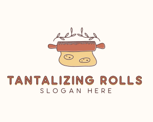 Rolling Pin Cookie Baker logo design