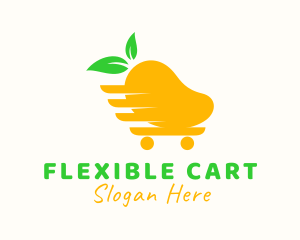 Mango Grocery Cart logo design