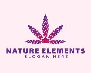 Natural Herbal Leaf logo design