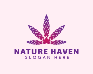 Natural Herbal Leaf logo design