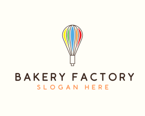 Colorful Whisk Bakery logo design