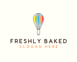 Colorful Whisk Bakery logo design