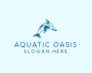 Ocean Wild Dolphin  logo