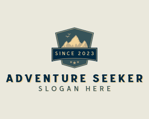 Mountain Climbing Adventure logo design