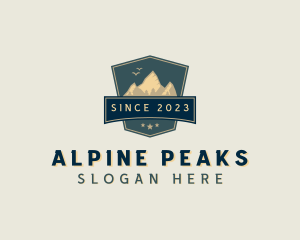 Mountain Climbing Adventure logo design