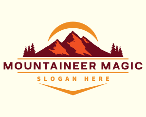 Nature Mountain Outdoor  logo design