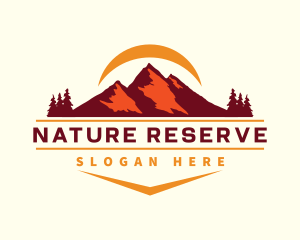 Nature Mountain Outdoor  logo design