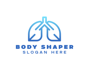 Lungs Health Clinic logo design