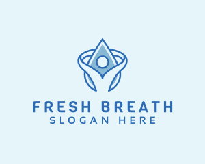 Human Water Wellness logo design