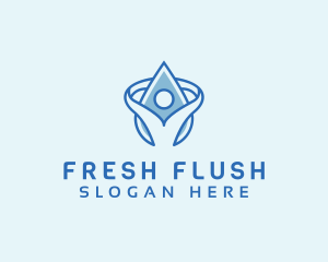 Human Water Wellness logo design