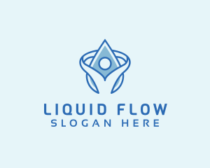 Human Water Wellness logo design