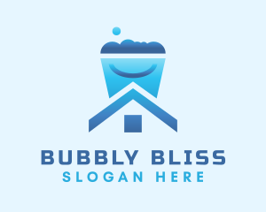 Suds Bucket Housekeeper logo design