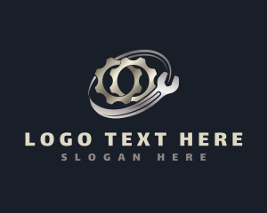 Construction - Wrench Cog Builder logo design
