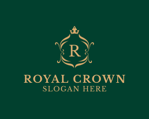 Decorative Crown Boutique logo design