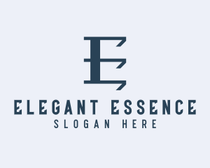 Professional Advisory Letter E logo design