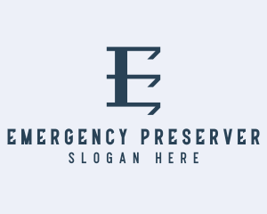 Professional Advisory Letter E logo design