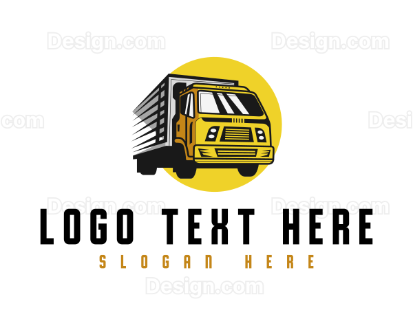 Cargo Truck Vehicle Logo