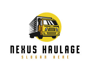 Cargo Truck Vehicle logo design