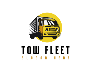 Cargo Truck Vehicle logo design