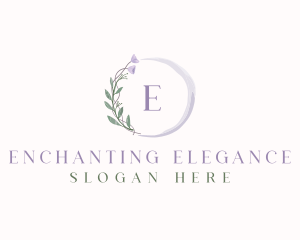 Elegant  Flower Watercolor logo design