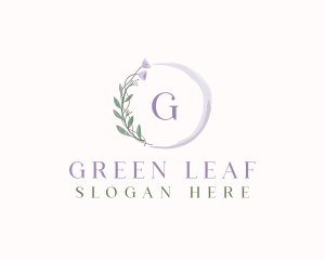 Elegant  Flower Watercolor logo design