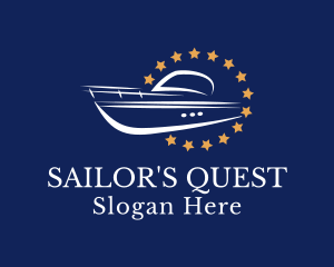 Yacht Club Sailing logo design