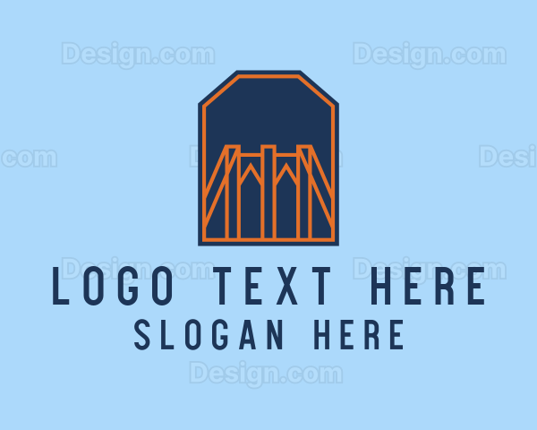 Architectural Brooklyn Bridge Logo