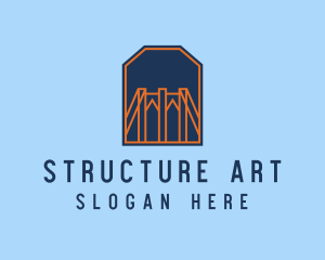 Architectural Brooklyn Bridge logo