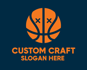 Dead Basketball Ball logo design