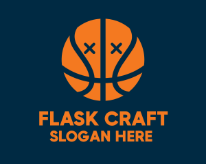 Dead Basketball Ball logo design