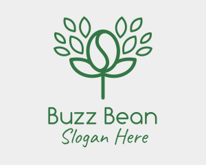 Coffee Bean Plant logo design