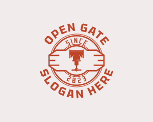 Pipeline Gate Valve logo design