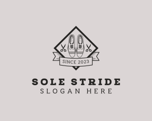 Derby Shoes Footwear logo design