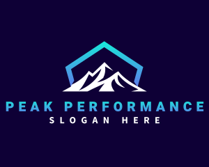 Mountain Peak Summit  logo design