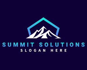 Mountain Peak Summit  logo design