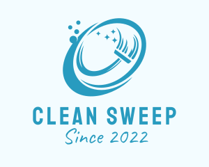 Broom Cleaning Sanitation  logo