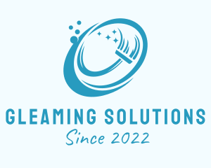 Broom Cleaning Sanitation  logo