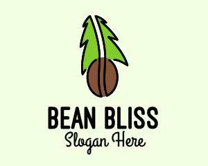 Organic Coffee Bean logo design