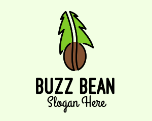 Organic Coffee Bean logo design