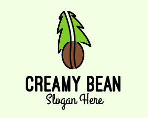 Organic Coffee Bean logo design