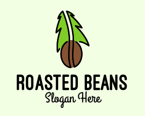 Organic Coffee Bean logo design