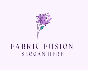 Floral Dahlia Flower logo design