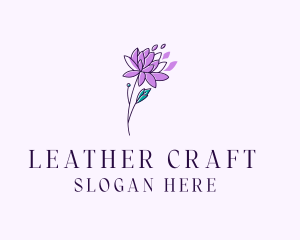 Floral Dahlia Flower logo design