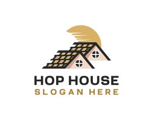 House Roof Repair logo design