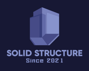 Purple Structure Real Estate logo design