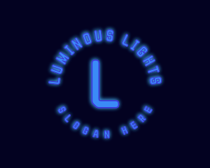 Neon Lights Night Club logo design