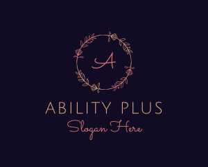 Feminine Floral Boutique Florist logo design