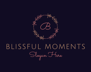 Feminine Floral Boutique Florist logo design