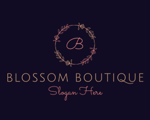 Feminine Floral Boutique Florist logo