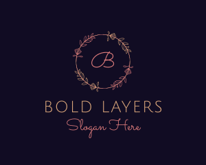 Feminine Floral Boutique Florist logo design